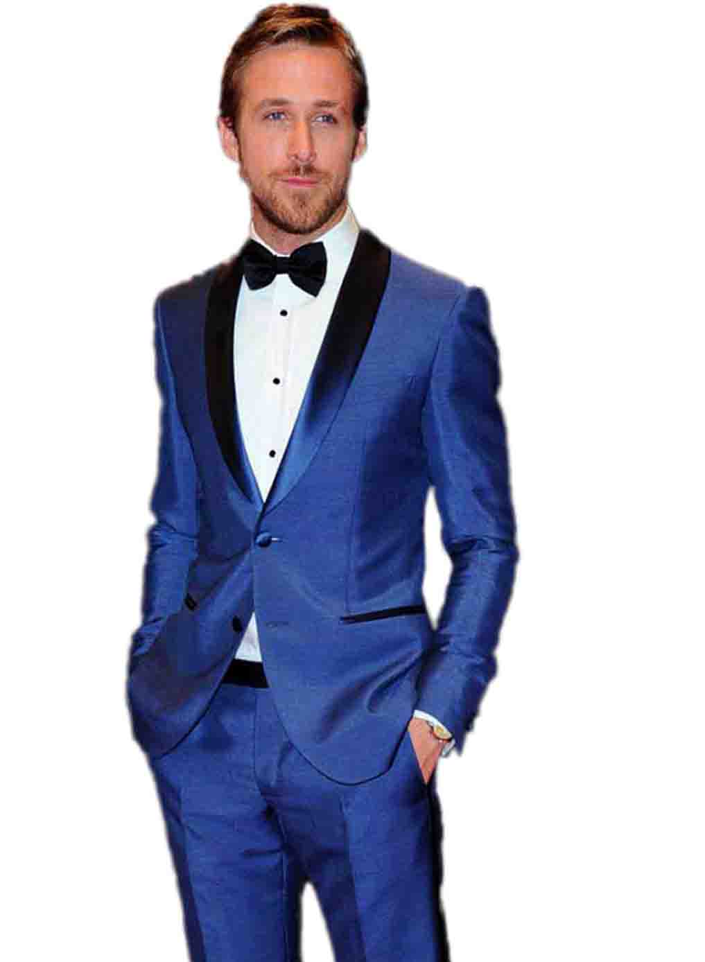 Ryan Gosling Blue Tuxedo | 30% OFF